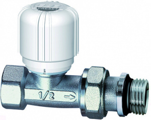 FAR FT 1648 12  Вентиль термостатический прямой с преднастройкой, 1/2"ВР, EPDM