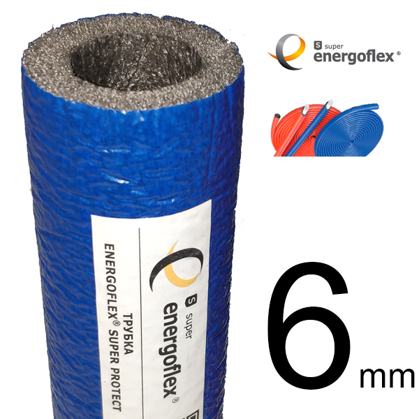 ROLS ISOMARKET EFXT018062SUPRS Теплоизоляция Energoflex® Super Protect СПС18/6, для трубы 16, толщина стенки 6 мм, цвет синий