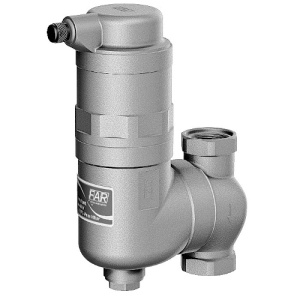 FAR FA 2254 34C  Деаэратор компактный, с поворотным соеденинем, 3/4", ВР-ВР, хромированный