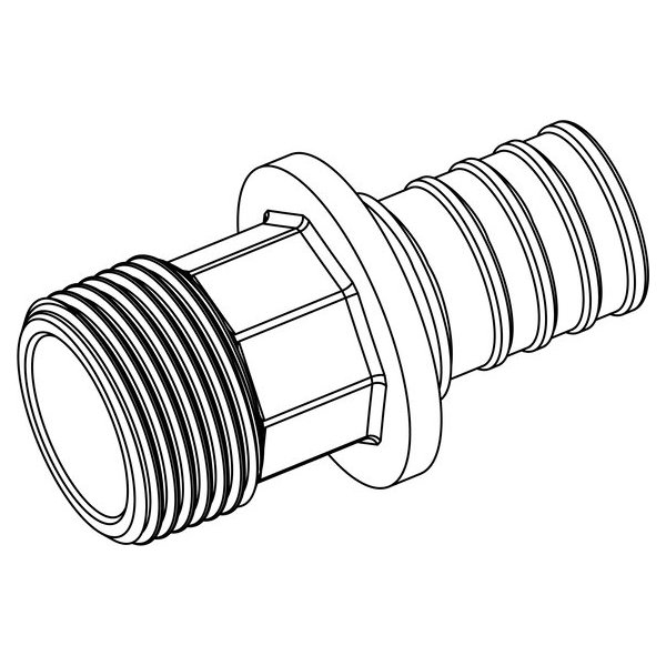РЕХАУ 14563231001 RAUTITAN RX+ Переходник с наружной резьбой 40-R 1 1/4, бронза