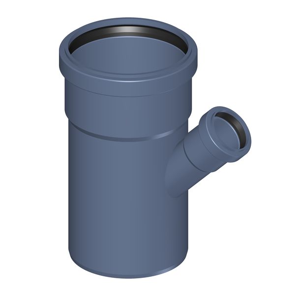 POLOPLAST P2204 POLO-KAL NG Тройник PKEA DN/OD 110/40, 45°, синий