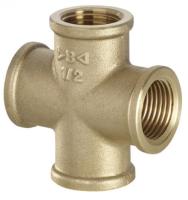 CONEX BANNINGER 8180004000000 СЕРИЯ 8000 Крестовина 1/2"x1/2"x1/2"x1/2", латунь