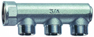 FAR FK 3100 C1 MultiFAR Коллектор концевой 1" с 4 отвод.  36мм, М24х19