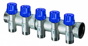 FAR FK 3913 C102  Коллектор терморегулирующий 1", 2 отвода М24х19