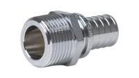 РЕХАУ 12534393002 RAUTHERM S Переходник с наружной резьбой THERM S 25 -R 1, Хромированная латунь
