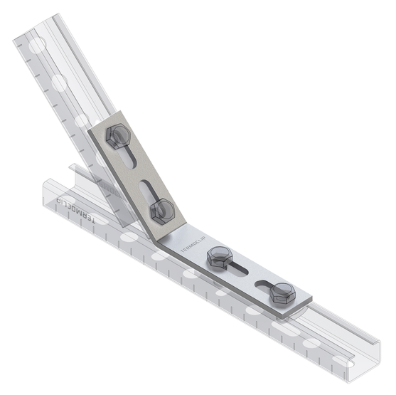 TERMOCLIP 09121001 Уголок 45˚ 28 4F4 75x25x100, 4 мм