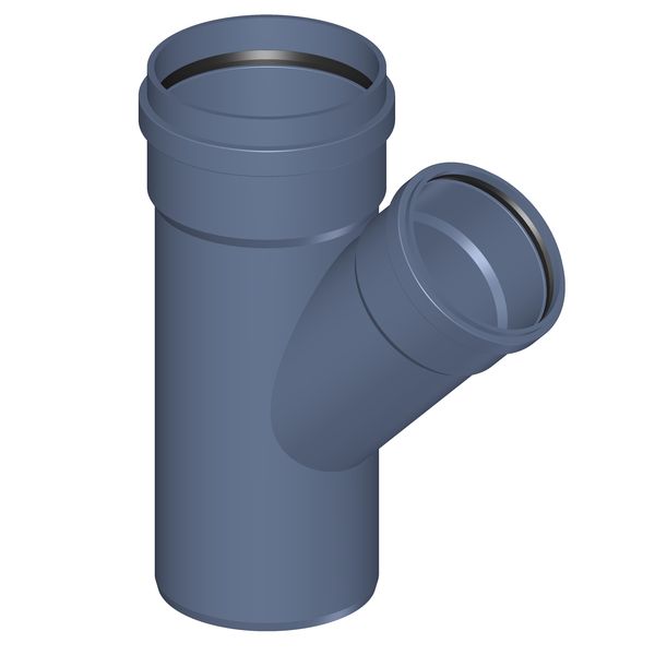 POLOPLAST P2971 POLO-KAL NG Тройник PKEA DN/OD 200/160, 45°, синий