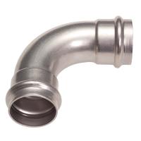 CONEX BANNINGER PS50020180000 >B< Press Inox  Отвод 90° двухраструбный  18x18