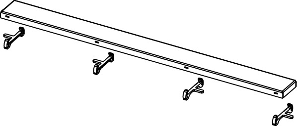 TECE 15190011 TECElinus Решетка 800 мм, 2 в 1 ( tile +  steel)