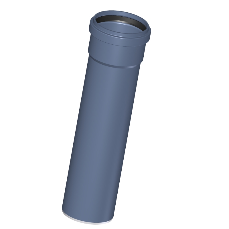 POLOPLAST P2031 POLO-KAL NG Труба канализационная DN 75, длина 250 мм, 3-х слойная, шумопоглощающая, с раструбом PKEM, синий