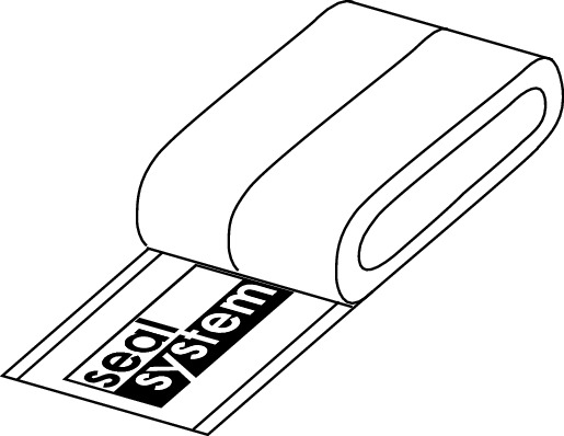 TECE 660019.1 TECEdrainline Гидроизоляционная лента Seal System, рулон 3,9 м