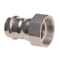 CONEX BANNINGER PS43550180600 >B< Press Inox  Соединение прямое с накидной гайкой  18x3/4"