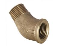 CONEX BANNINGER 3121010000000 СЕРИЯ 3000 Уголок 45°, резьба внутренняя/наружная 1 1/4"x1 1/4", бронза
