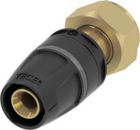 TECE 8630207 TECElogo Соединение прямое с накидной гайкой 40  х 1 1/2", латунь
