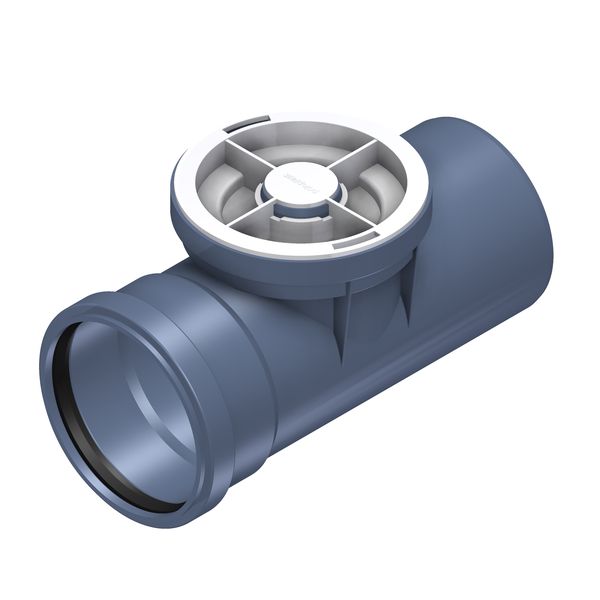 POLOPLAST P2344 POLO-KAL NG Ревизия PKRE DN110, длина 205 мм, с предустановленными уплотнительными кольцами, синий