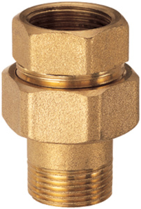FAR FC 5140 12  Фитинг прямой 1/2", латунь