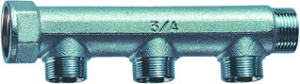 FAR FK 3402 C1  Коллектор 1", ВР-НР, 3 отвода М24х19, межосевое 50