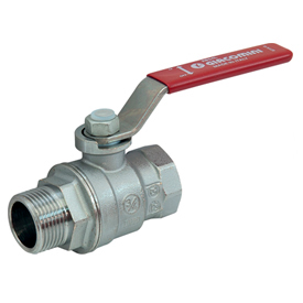 TECE 13300020 Кран шаровый 2"x2" внутренняя/наружная, полнопроходной, ручка рычаг