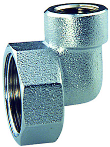 FAR FK 4050 3412  Переходник угловой, 3/4"х1/2", ВР-ВР, хромированный