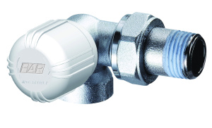 FAR FT 1627 12  Вентиль термостатический трехосевой, левосторонний, 1/2", ВР