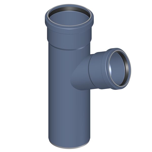POLOPLAST P2832 POLO-KAL NG Тройник PKEA DN/OD 90/75, 67,5°, синий