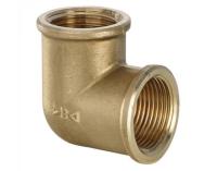 CONEX BANNINGER 8090004000000 СЕРИЯ 8000 Уголок 90°, резьба внутренняя/внутренняя 1/2"x1/2", латунь