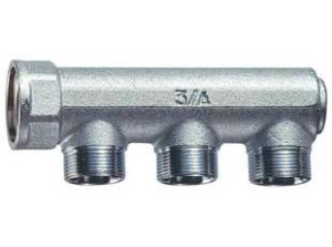 FAR FK 3000 C34 MultiFAR Коллектор концевой 3/4"с 2 отвод.  36мм, М24х19