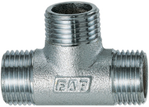 FAR FC 5515 12  Тройник 1/2", НР, хромированный