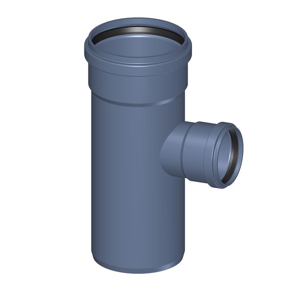POLOPLAST P2235 POLO-KAL NG Тройник PKEA DN/OD 125/75, 87,5°, синий