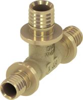 TECE 760509 TECEflex Тройник 90* редукционный TECEflex 20 х 16 х 20, латунь